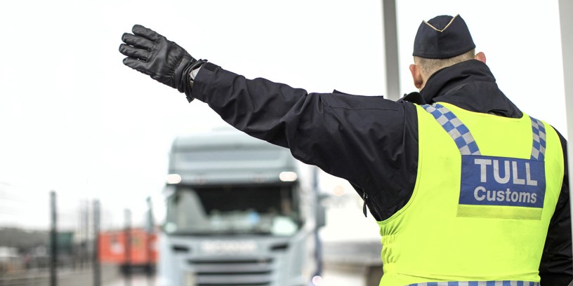 Tolder ved den svenske grænse